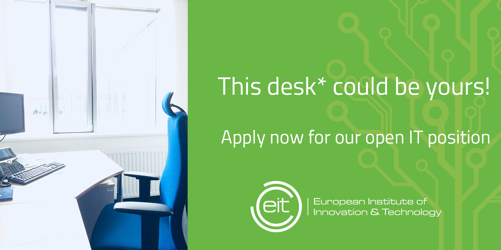 empty chair at the EIT in Budapest