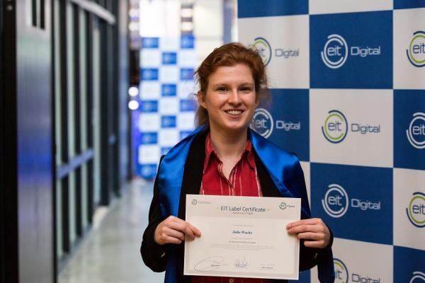 EIT Digital graduate Dr Julia Wache feelSpace