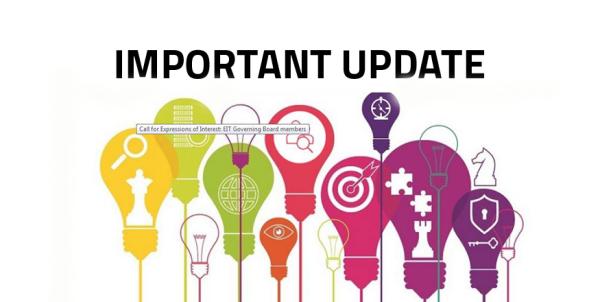 UPDATED call for Governing Board members EIT
