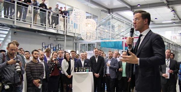 Nerdalize with the Dutch Prime Minister Mark Rutte