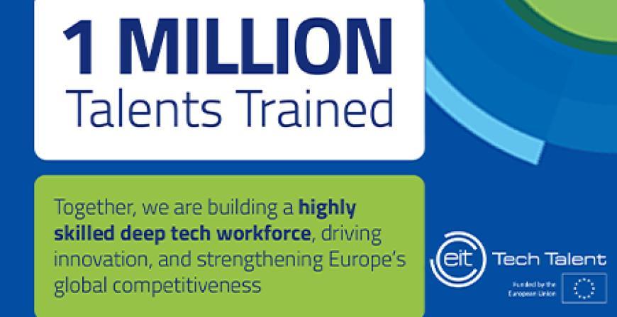EIT Deep Tech Talent Initiative Reaches 1 Million Talents Trained