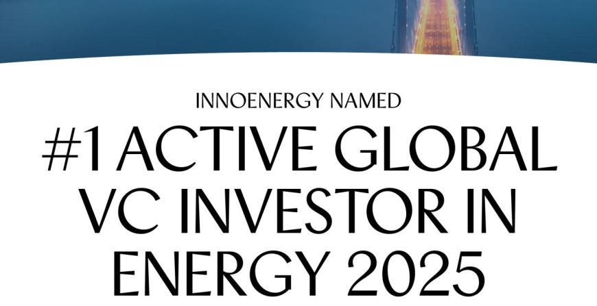 InnoEnergy Named The Most Active Global VC In Energy In 2025